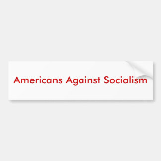 Pegatina Para Coche Americanos contra socialismo