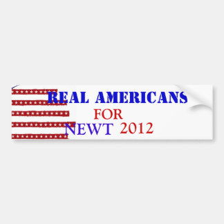 PEGATINA PARA COCHE AMERICANOS REALES PARA EL NEWT 2012