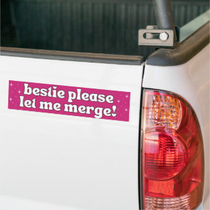 Pegatina Para Coche Amiga, por favor, déjame fusionar divertido meme p