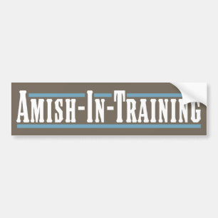 Pegatina Para Coche Amish-En-Entrenamiento