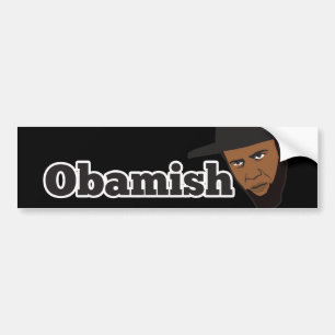 Pegatina Para Coche Amish Obama