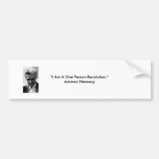 Pegatina Para Coche Ammon, "soy una una revolución de la persona.
