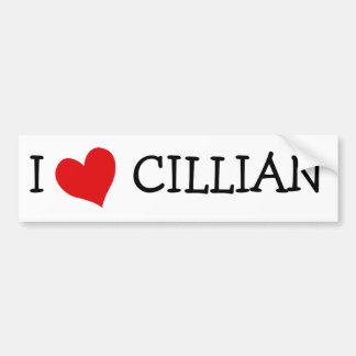 Pegatina Para Coche Amo a Cillian