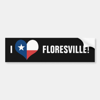 PEGATINA PARA COCHE ¡AMO A FLORESVILLE!
