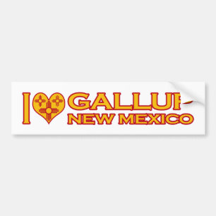 Pegatina Para Coche Amo a Gallup, nanómetro