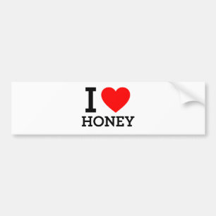 Pegatina Para Coche amo a Honey