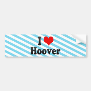 Pegatina Para Coche Amo a Hoover, Estados Unidos