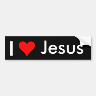 Pegatina Para Coche Amo a Jesús