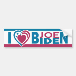 Pegatina Para Coche Amo a Joe Biden
