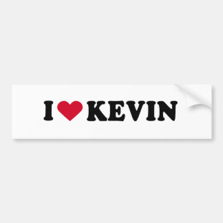 PEGATINA PARA COCHE AMO A KEVIN