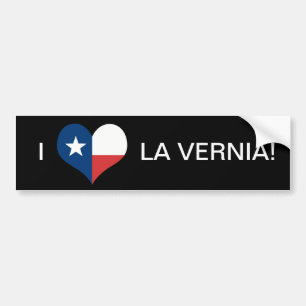 PEGATINA PARA COCHE ¡AMO A LA VERNIA!