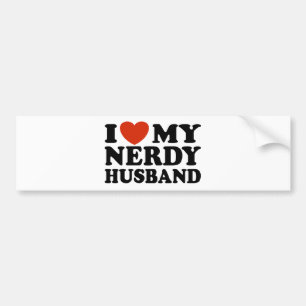 Pegatina Para Coche Amo A Mi Marido Nerdy
