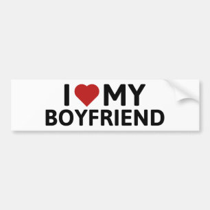 Pegatina Para Coche Amo A Mi Novio