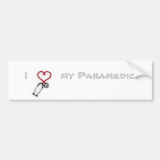 Pegatina Para Coche Amo a mi paramédico
