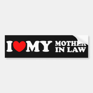 Pegatina Para Coche Amo a mi suegra