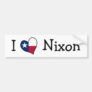 Pegatina Para Coche Amo a Nixon