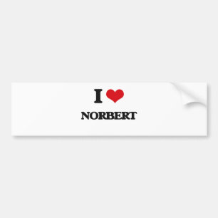 Pegatina Para Coche Amo a Norberto