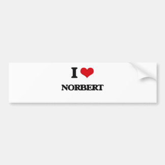 Pegatina Para Coche Amo a Norberto