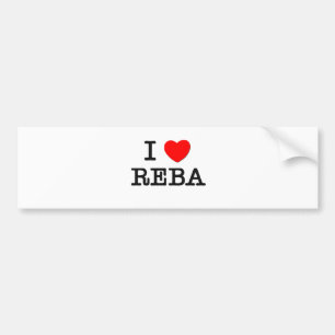Pegatina Para Coche Amo a Reba
