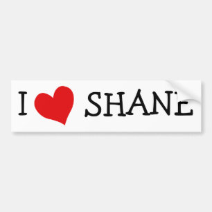 Pegatina Para Coche Amo a Shane