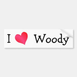 Pegatina Para Coche Amo a Woody
