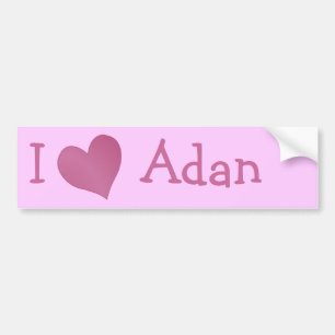 Pegatina Para Coche Amo Adan