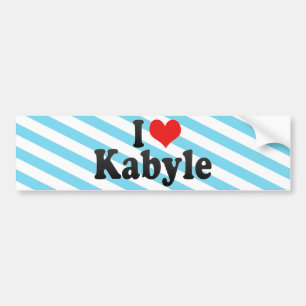Pegatina Para Coche Amo al Kabyle