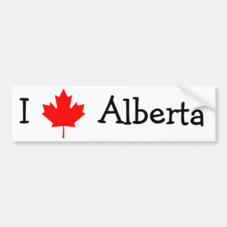 Pegatina Para Coche Amo Alberta