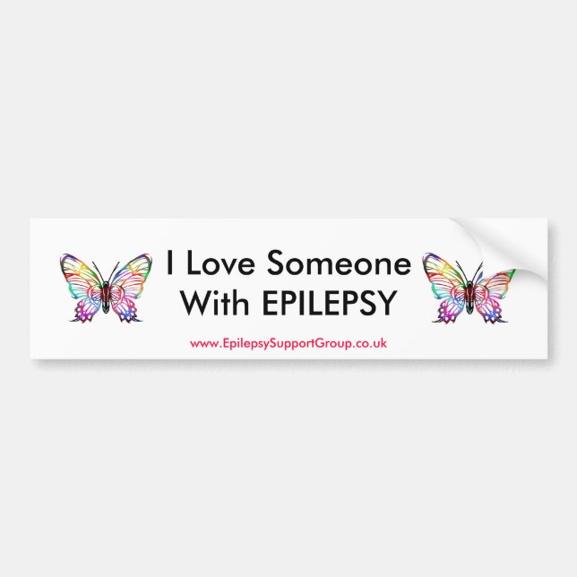 Pegatina Para Coche Amo alguien con EPILEPSIA (Frente)