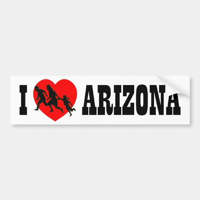 Pegatina Para Coche Amo Arizona (Frente)