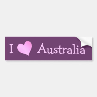 Pegatina Para Coche Amo Australia