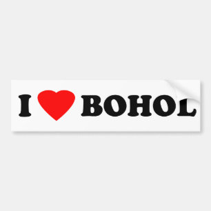 Pegatina Para Coche Amo Bohol