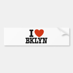 Pegatina Para Coche Amo Brooklyn