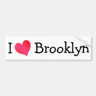 Pegatina Para Coche Amo Brooklyn