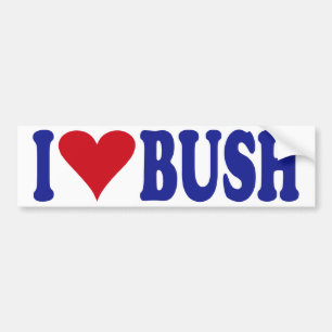 Pegatina Para Coche Amo Bush