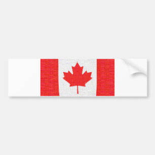 Pegatina Para Coche ¡Amo Canadá! Diseño canadiense de la mirada de 