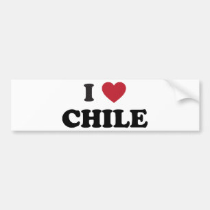 Pegatina Para Coche Amo Chile