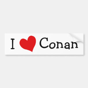 Pegatina Para Coche Amo Conan