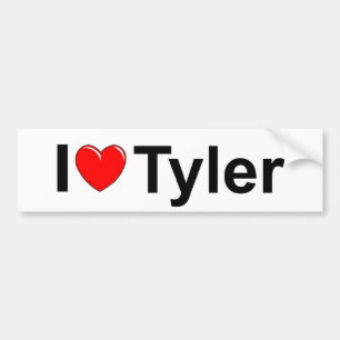 Pegatina Para Coche Amo (corazón) a Tyler