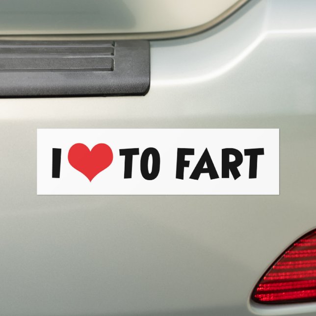 Pegatina Para Coche Amo Corazón Para Pedertear (en coche)