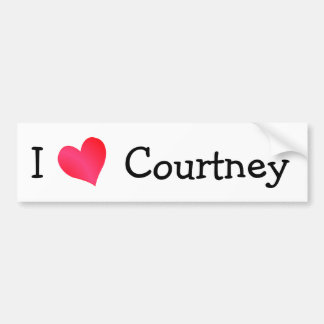 Pegatina Para Coche Amo Courtney