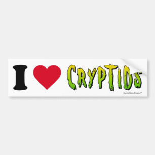 Pegatina Para Coche Amo Cryptids