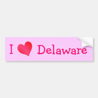 Pegatina Para Coche Amo Delaware