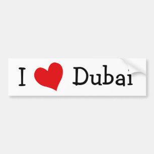 Pegatina Para Coche Amo Dubai