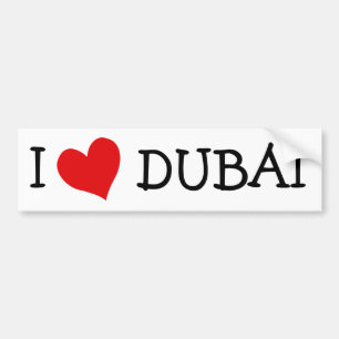 Pegatina Para Coche Amo DUBAI