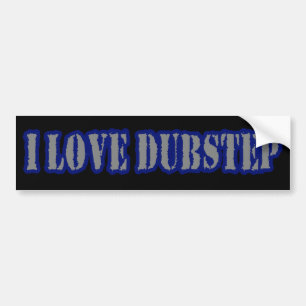 PEGATINA PARA COCHE AMO DUBSTEP