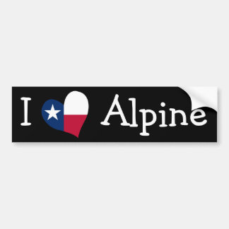 Pegatina Para Coche Amo el Alpine