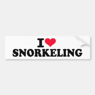 Pegatina Para Coche Amo el bucear