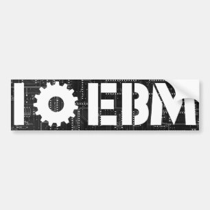 Pegatina Para Coche Amo el engranaje de la placa de circuito de EBM