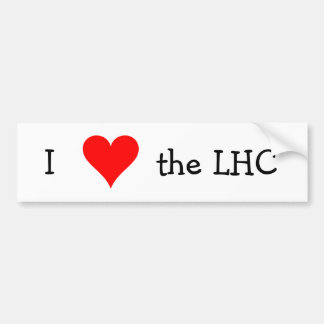 Pegatina Para Coche Amo el LHC